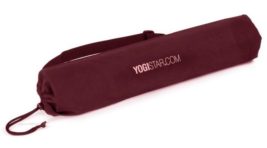 Husa Saltea Yoga Basic Bumbac Bordeaux - pentru saltele de 61 cm latime